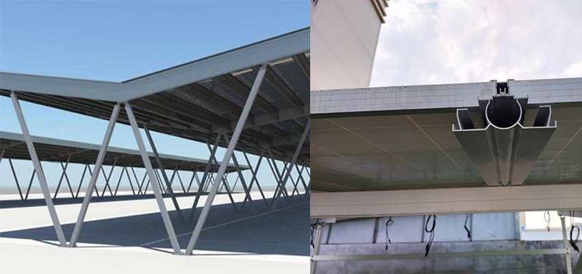 residential solar carport frame