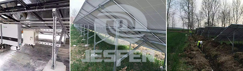 steel solar mounting bracket support