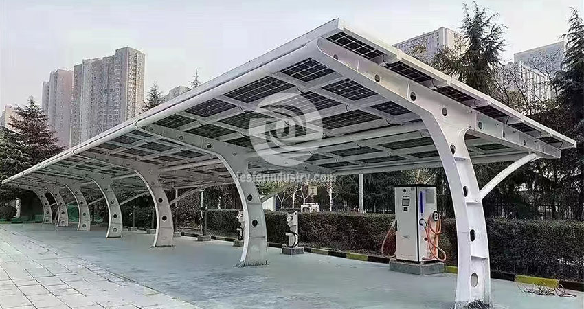 marquesinas solares para aparcamientos Pardubicky krajv