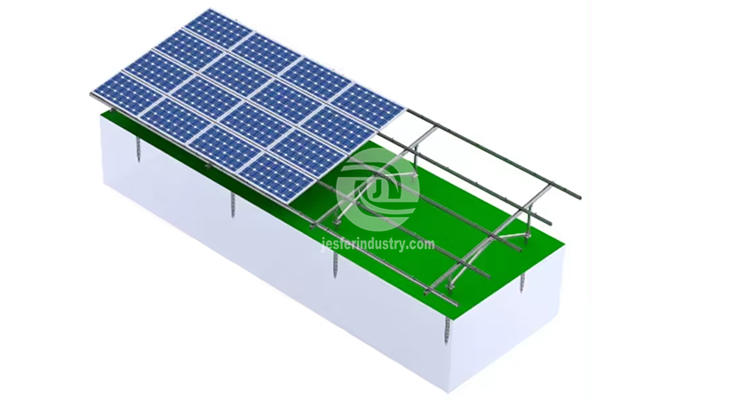 Estructura de montaje de módulos de República Checa para energía solar