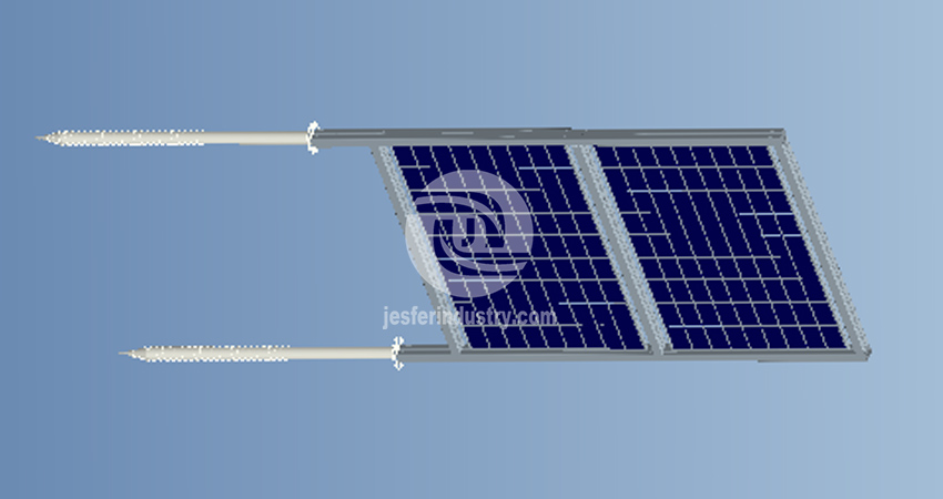 soportes ajustables para paneles solares