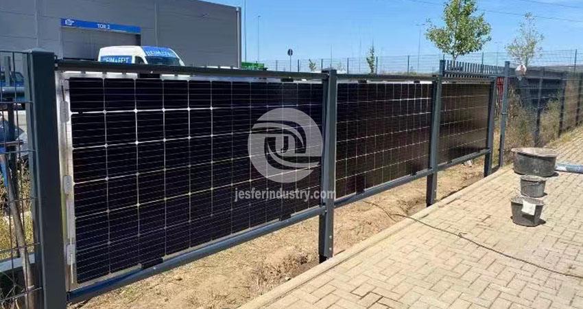 kit de montaje de valla de pared solar