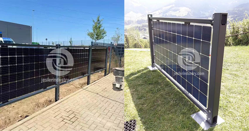 soporte de pared fotovoltaico para autopista