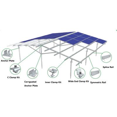 Costo de la base montada en la matriz de paneles solares