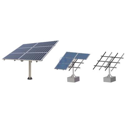 Sistema de montaje de poste de tierra de módulos solares de 6 piezas