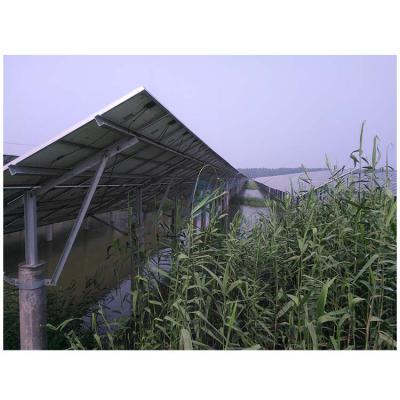sistema de montaje en tierra de energía solar fotovoltaica de gran altura para pilotes de hormigón