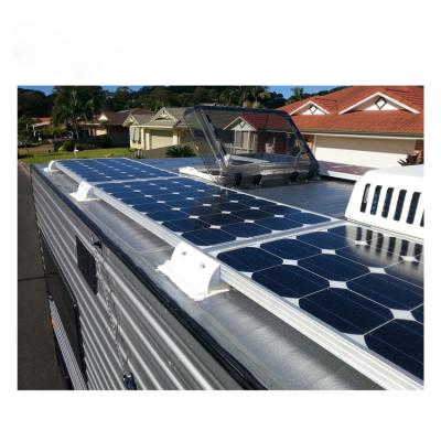 universal 4pcs Montajes de panel solares ABS para RV o BAJO BLANCO