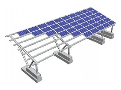 sistema de estructura de dosel de estacionamiento de panel solar