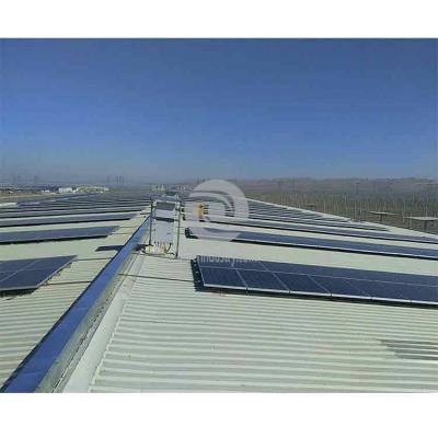 Paneles fotovoltaicos de sistema de montaje solar de techo de metal de venta caliente
