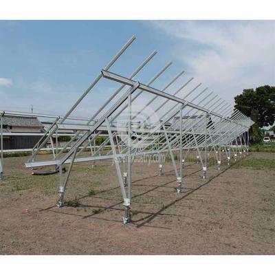 Sistemas de estructura de aluminio para montaje en suelo solar