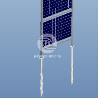 Nuevo sistema de montaje solar para pared de valla