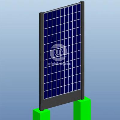 El mejor soporte de montaje en pared para valla de panel solar