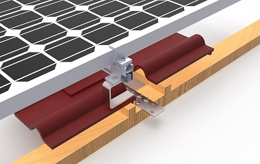 Ganchos de montaje de techo solar